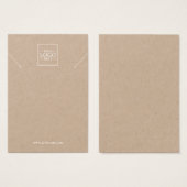 Netzwerkkarten für das benutzerdefinierte Firmenlo (Vorne & Hinten)