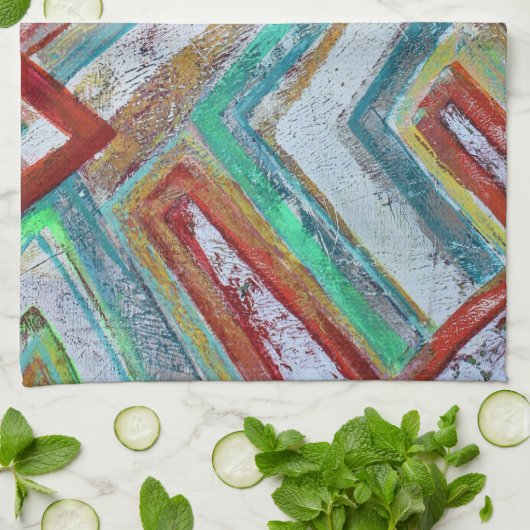 Netzwerkküchentuch Geschirrtuch (Gefaltet)