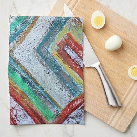 Netzwerkküchentuch Geschirrtuch (Viertel Falte)