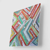 Netzwerksäulenuhr Quadratische Wanduhr (Winkel)