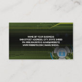 Netzwerksicherheit | Cyberschutz | Codierung Visitenkarte (Rückseite)