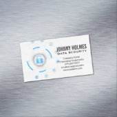 Netzwerksicherheit | Cyberschutz Magnetische Visitenkarte (Beispiel)