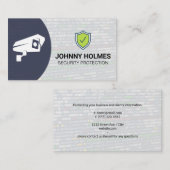 Netzwerksicherheit | Sicherheitskamera Visitenkarte (Vorne/Hinten)