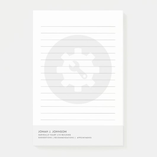 Netzwerksicherheitsingenieur | Minimaler Stil Post-it Klebezettel (Vorderseite)