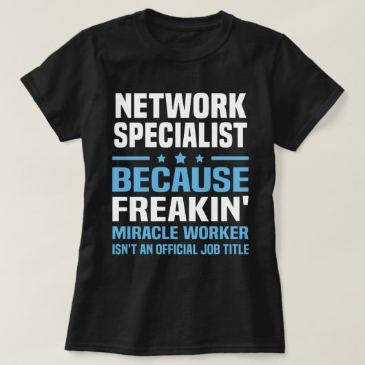 Netzwerkspezialist T-Shirt (Design vorne)