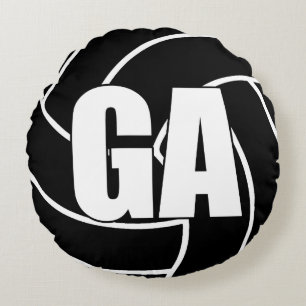 Netzwerkspieler - Zielangriff - GA Rundes Kissen