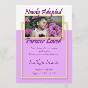 Neu Adoptiert, Forever Loved ~ Ankündigungen