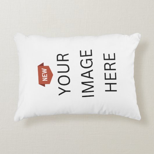 NEU! Akzentkissen 12 Zoll x 16 Zoll - Baumwolle - Dekokissen (Vorderseite)