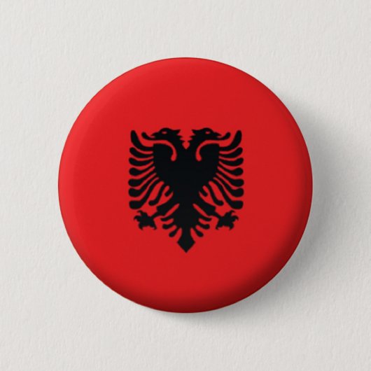 NEU! - ALBANIENBUTTON - ABZEICHEN BUTTON (Vorderseite)
