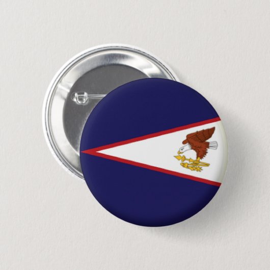 NEU! - AMERIKANISCHES SAMOA-BUTTON WIEDER ABZEICHE BUTTON (Vorne & Hinten)