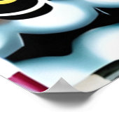 Neu ausgerichtet in Memphis Design Poster (Ecke)