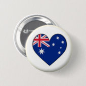 NEU! - AUSTRALIEN HERZEN BUTTON ZURÜCK ABZEICHEN (Vorne & Hinten)
