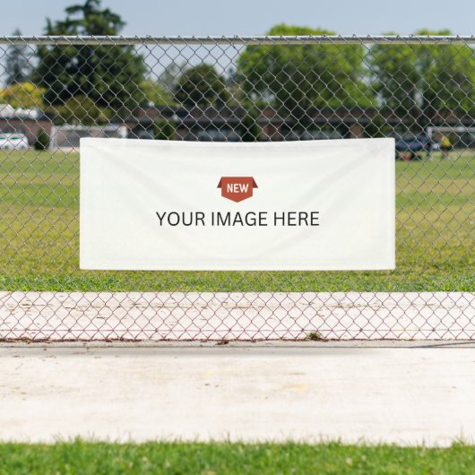NEU! Banner - 2.5' x 6' - Außenbereich - Benutzerd (Insitu)