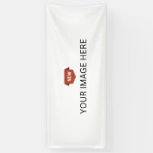 NEU! Banner - 2.5' x 6' - Außenbereich - Benutzerd (Vertikal)
