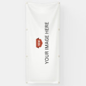 NEU! Banner - 2.5' x 6' - Außenbereich mit Metallr (Vertikal)