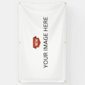 NEU! Banner - 3' x 5' - Außenbanner mit Metallrahm (Vertikal)