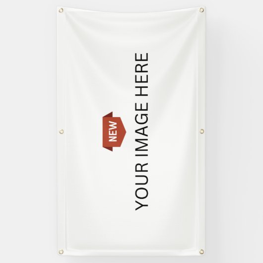 NEU! Banner - 3' x 5' - Außenbanner mit Metallrahm (Vertikal)