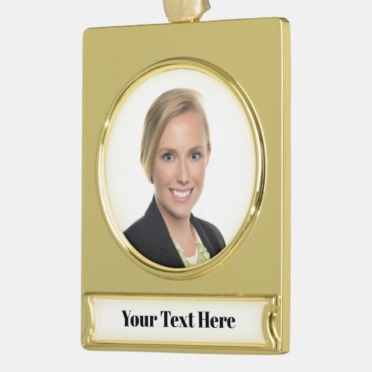 NEU! Banner Ornament - Premium Gold Tone - Custom (Links)