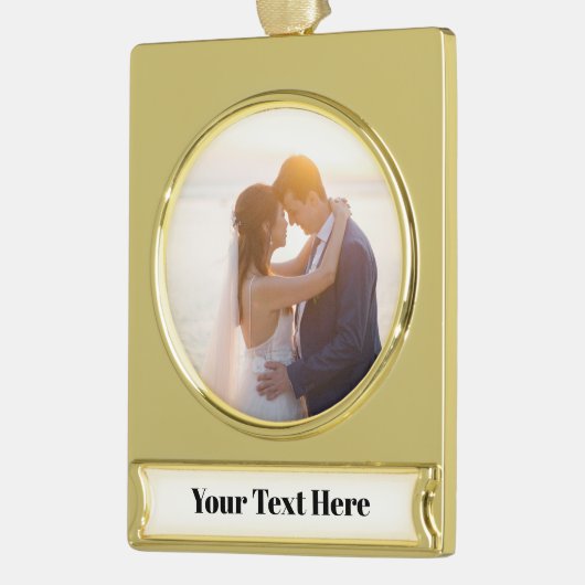 NEU! Banner Ornament - Premium Gold Tone - Custom (Links)