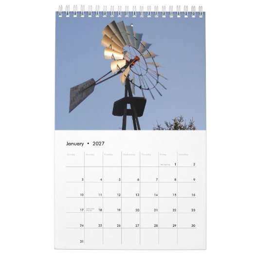 Neu! Bauernhof u. Felder von Preble County Ohio Kalender (Jan 2027)