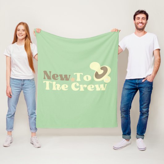 Neu bei der Crew Fleecedecke (Beispiel)