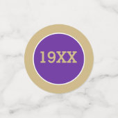 NEU! Benutzerdefinierte Klasse Wiedersehen-Tabelle Konfetti (Klein Vorderseite)