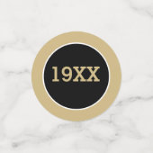 NEU! Benutzerdefinierte Klasse Wiedersehen-Tabelle Konfetti (Klein Vorderseite)