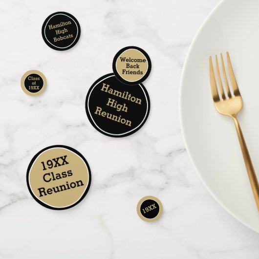 NEU! Benutzerdefinierte Klasse Wiedersehen-Tabelle Konfetti (Gruppe)