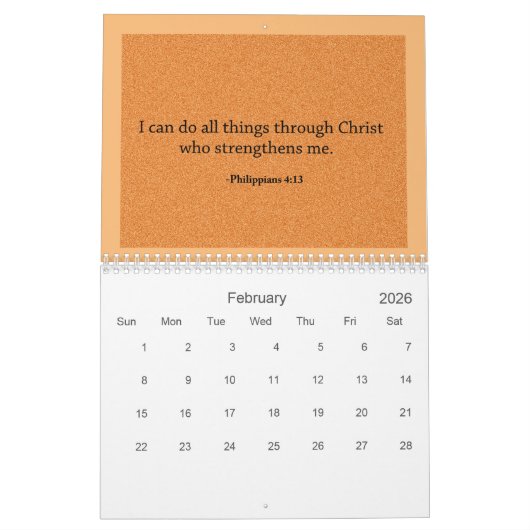 NEU! Bibelverse Kalender (Feb 2026)