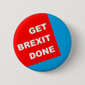 NEU! - BREXIT DONE BUTTON BACK ABZEICHEN (Vorderseite)