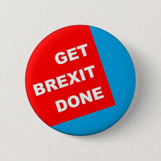 NEU! - BREXIT DONE BUTTON BACK ABZEICHEN (Vorderseite)