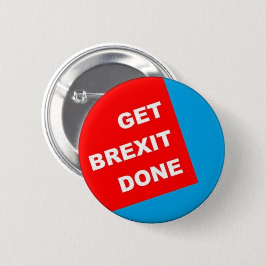 NEU! - BREXIT DONE BUTTON BACK ABZEICHEN (Vorne & Hinten)