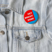 NEU! - BREXIT DONE BUTTON BACK ABZEICHEN (Beispiel)