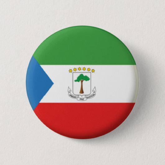 NEU! - BUTTON "EQUATORISCHE GUINEA" - ABZEICHEN (Vorderseite)