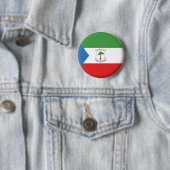 NEU! - BUTTON "EQUATORISCHE GUINEA" - ABZEICHEN (Beispiel)