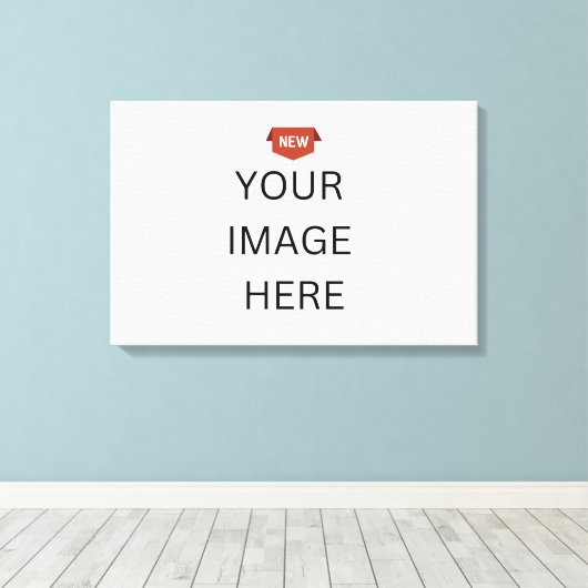 NEU! Canvas Print Premium überarbeitet 24"x16" Qua Leinwanddruck (Insitu (Holzboden))