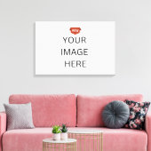 NEU! Canvas Print Premium überarbeitet 24"x16" Qua Leinwanddruck (Insitu (Wohnzimmer))