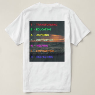 NEU & Chic! Elegance Educator Teacher T - Shirt" T-Shirt