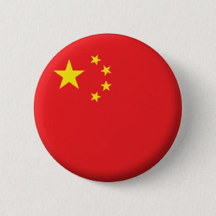 NEU! - CHINA BUTTON BACK ABZEICHEN