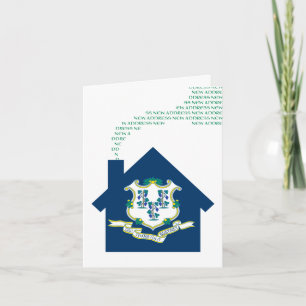 neu connecticut adresse feiertagskarte