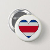NEU! - COSTA RICA HEART BUTTON BACK ABZEICHEN (Vorne & Hinten)