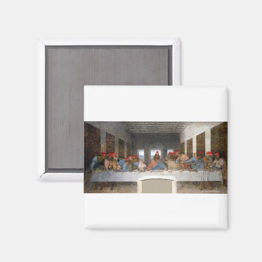 NEU! Das schwarze Abendessen Magnet (Vorderseite/Rückseite)