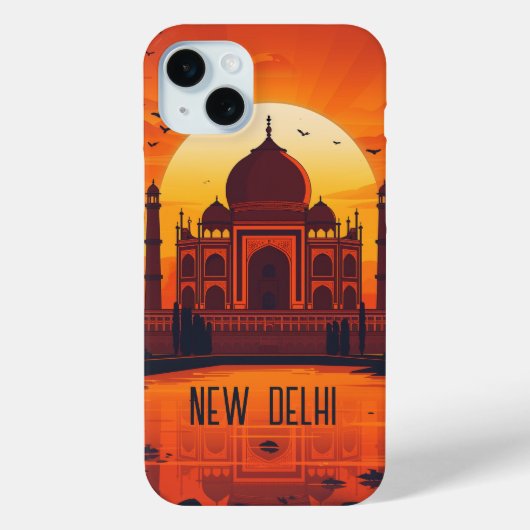 Neu Delhi Case-Mate iPhone Hülle (Rückseite)