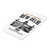 Neu Delhi Magnet (Linke Seite)