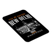 Neu Delhi Magnet (Rechte Seite)