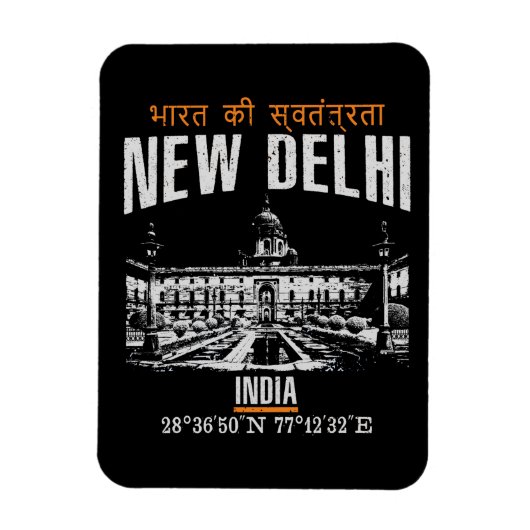 Neu Delhi Magnet (Vertikal)