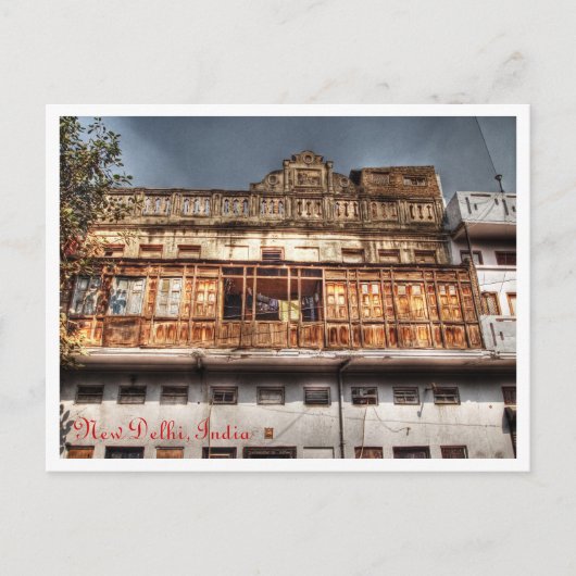 Neu Delhi Postkarte (Vorderseite)