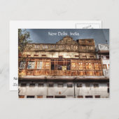 Neu Delhi Postkarte (Vorne/Hinten)