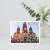 Neu Delhi - Tempel von Laxminarayan - Postkarte (Stehend Vorderseite)