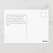 NEU! DESIGN EIGENE WEDD speichern Sie das Datum de Postkarte (Rückseite)